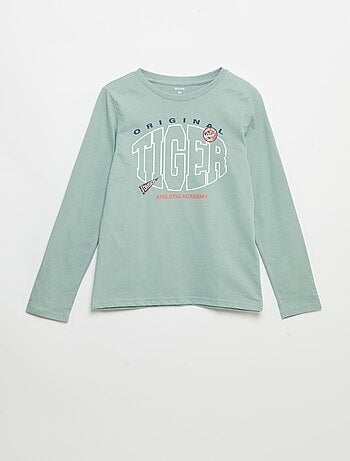 T-shirt imprimé à manches longues