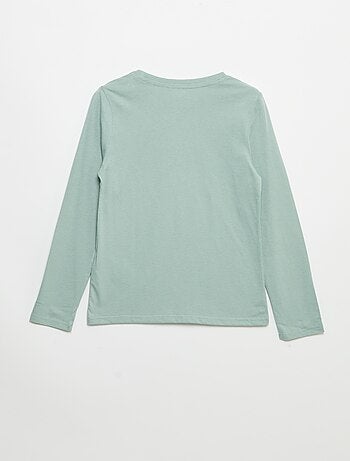 T-shirt imprimé à manches longues