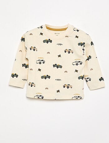 T-shirt imprimé à manches longues