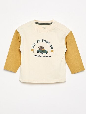 T-shirt imprimé à manches longues