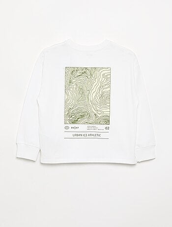 T-shirt imprimé à manches longues