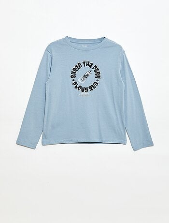 T-shirt imprimé à manches longues