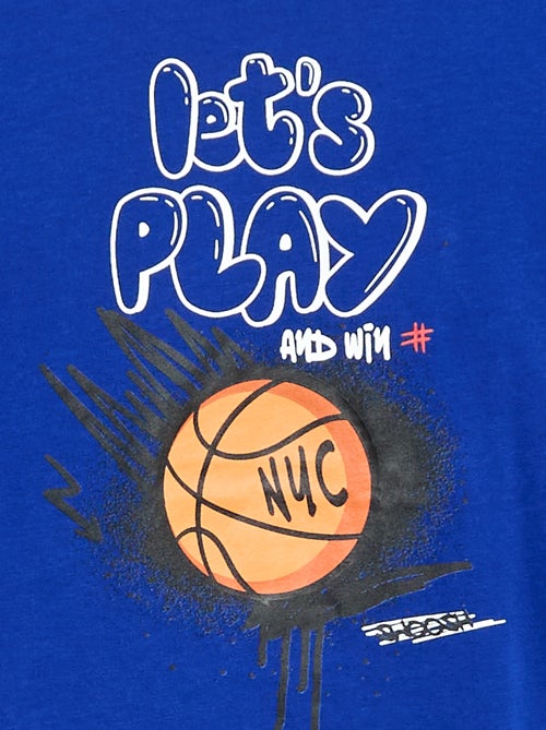 T-shirt imprimé à manches longues - Kiabi