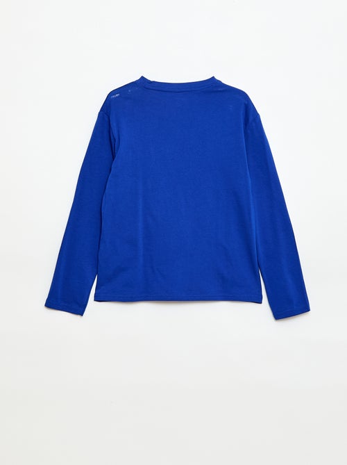 T-shirt imprimé à manches longues - Kiabi