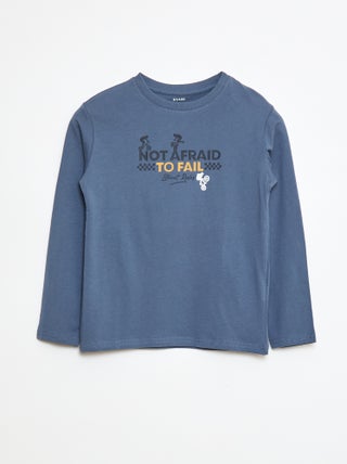 T-shirt imprimé à manches longues