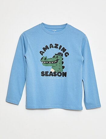 T-shirt imprimé à manches longues