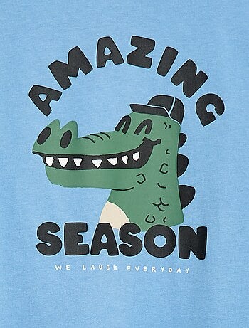 T-shirt imprimé à manches longues