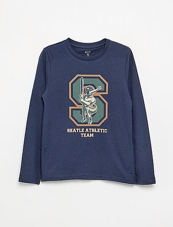 T-shirt imprimé à manches longues