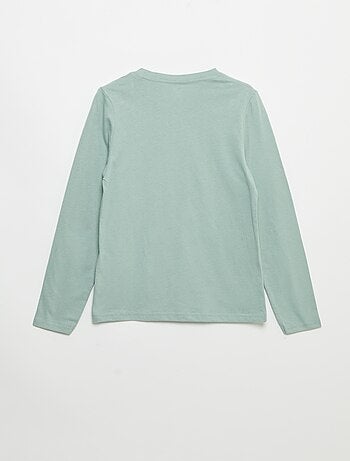 T-shirt imprimé à manches longues