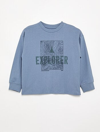 T-shirt imprimé à manches longues