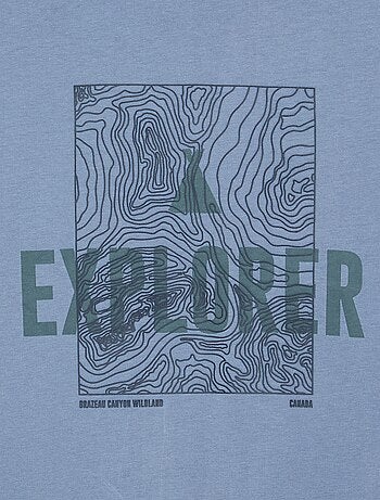 T-shirt imprimé à manches longues