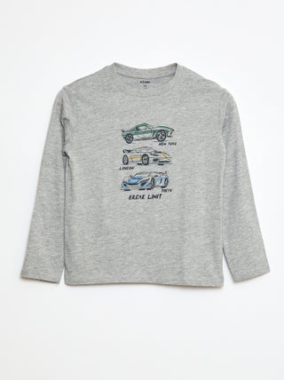 T-shirt imprimé à manches longues