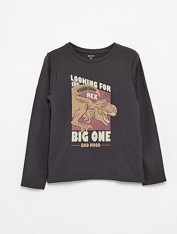 T-shirt imprimé à manches longues