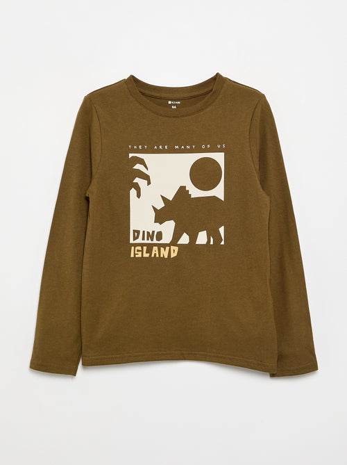 T-shirt imprimé à manches longues - Kiabi T-shirt imprimé à manches longues - Kiabi