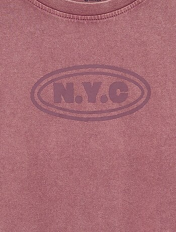 T-shirt imprimé à manches longues