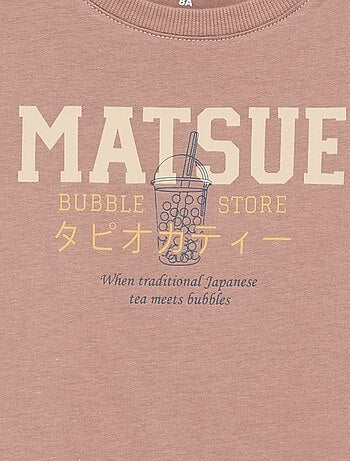 T-shirt imprimé à manches longues