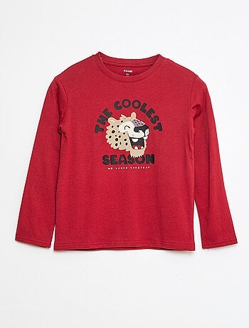 T-shirt imprimé à manches longues