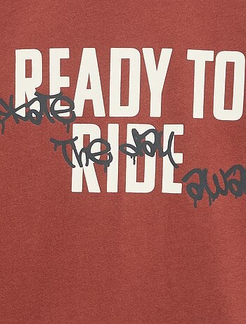 T-shirt imprimé à manches longues