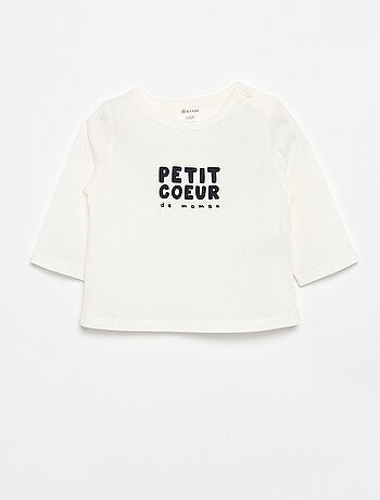 T-shirt imprimé à manches longues