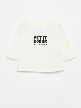 T-shirt imprimé à manches longues
