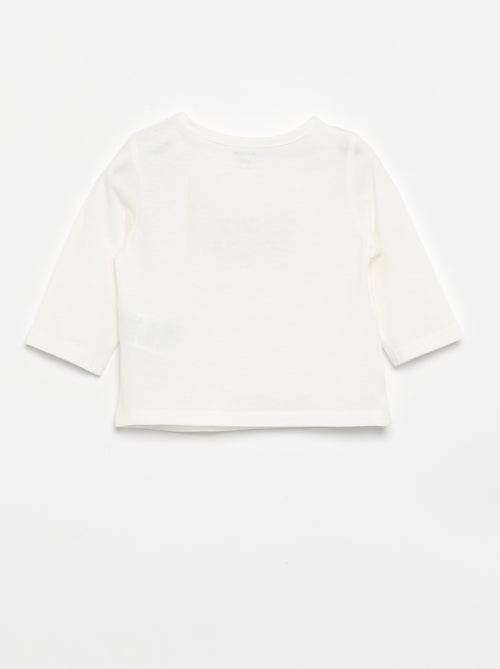 T-shirt imprimé à manches longues - Kiabi T-shirt imprimé à manches longues - Kiabi