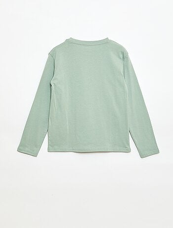 T-shirt imprimé à manches longues