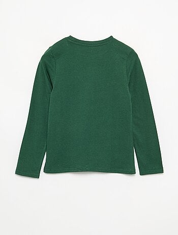 T-shirt imprimé à manches longues