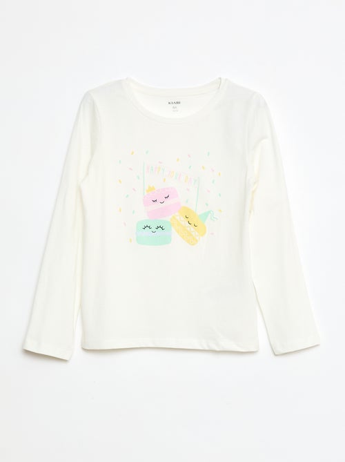 T-shirt imprimé à message - Kiabi