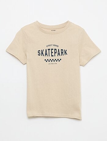 T-shirt imprimé à message