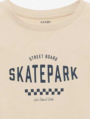 T-shirt imprimé à message