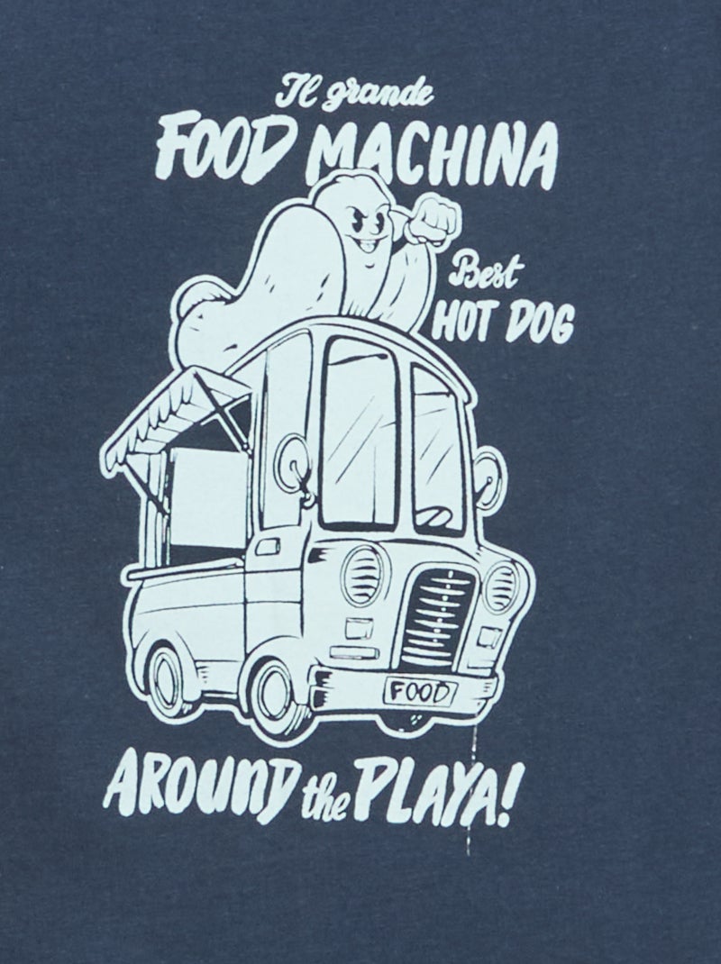 T-shirt imprimé à message Blanc - Kiabi