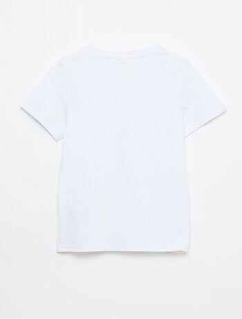 T-shirt imprimé à message