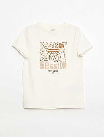 T-shirt imprimé à message