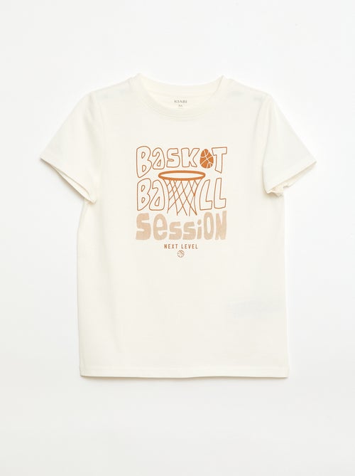 T-shirt imprimé à message - Kiabi