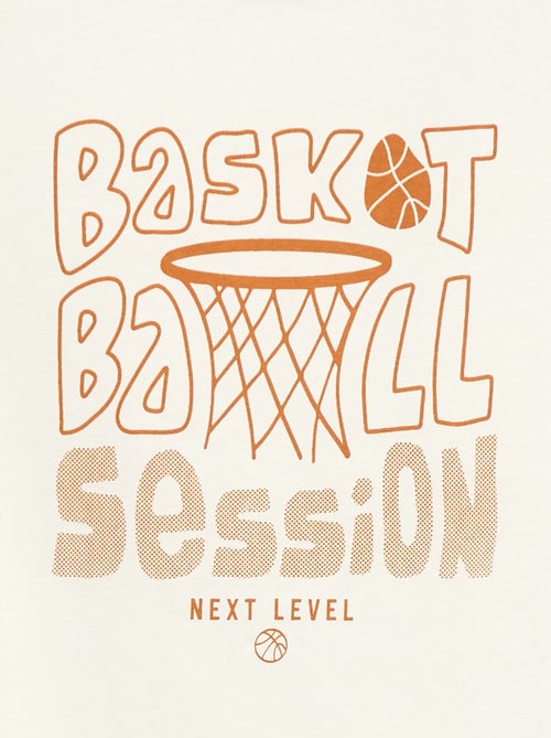 T-shirt imprimé à message - Kiabi