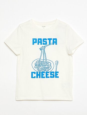 T-shirt imprimé à message