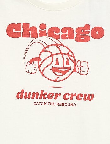 T-shirt imprimé à message