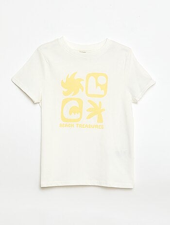 T-shirt imprimé à message