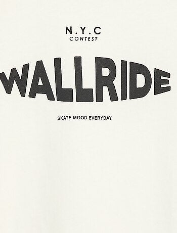 T-shirt imprimé à message