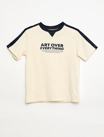 T-shirt imprimé à message