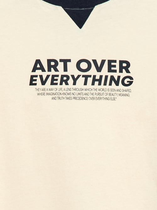 T-shirt imprimé à message - Kiabi