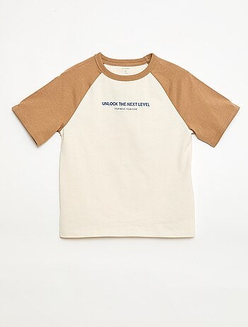 T-shirt imprimé à message