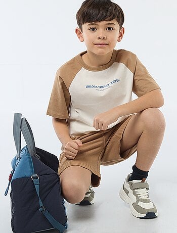 T-shirt imprimé à message