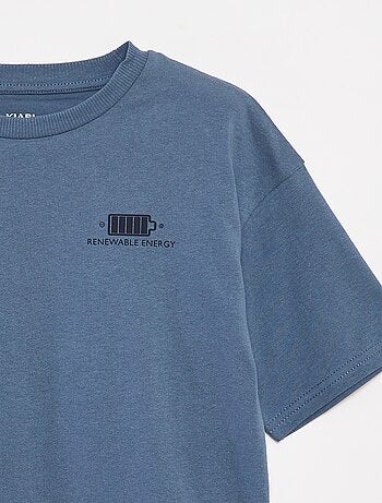 T-shirt imprimé à message