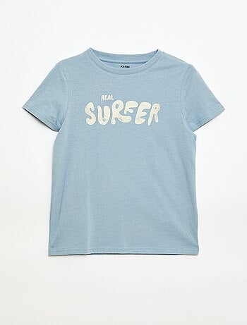 T-shirt imprimé à message