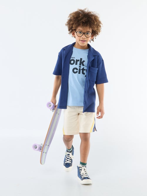 T-shirt imprimé à message - Kiabi