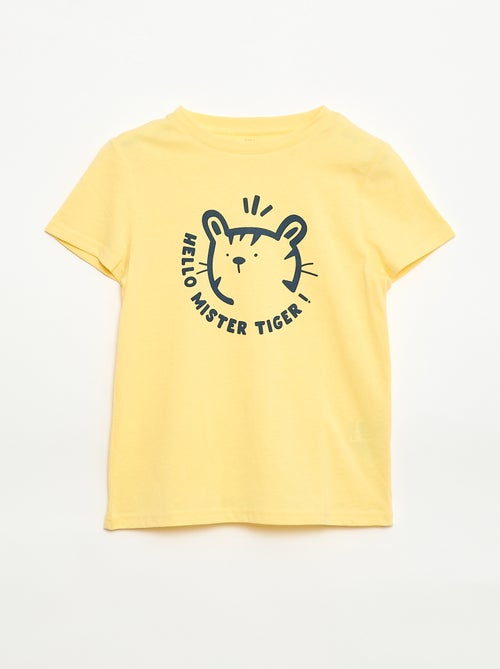 T-shirt imprimé à message - Kiabi