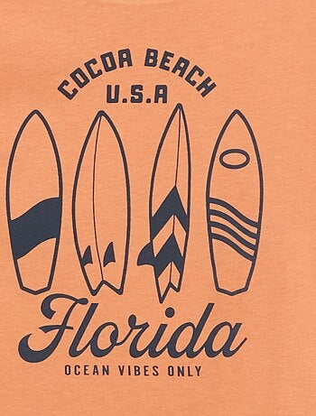 T-shirt imprimé à message