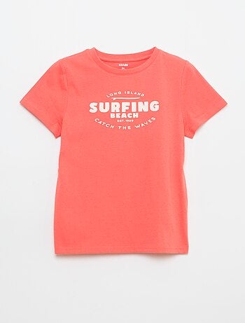 T-shirt imprimé à message