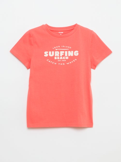 T-shirt imprimé à message - Kiabi